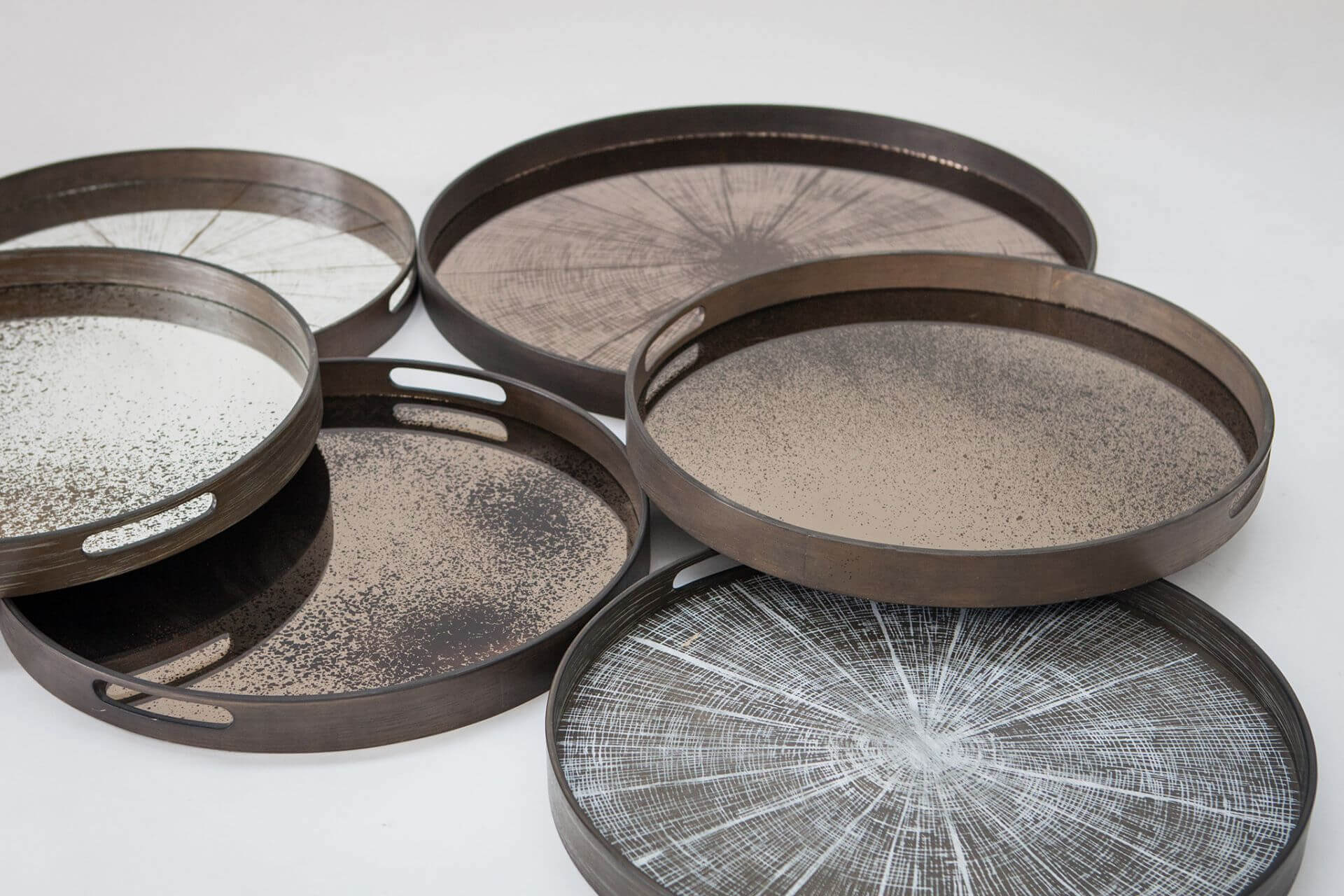 Bronze Mirrored Small Tray Richard Grafton Interiors