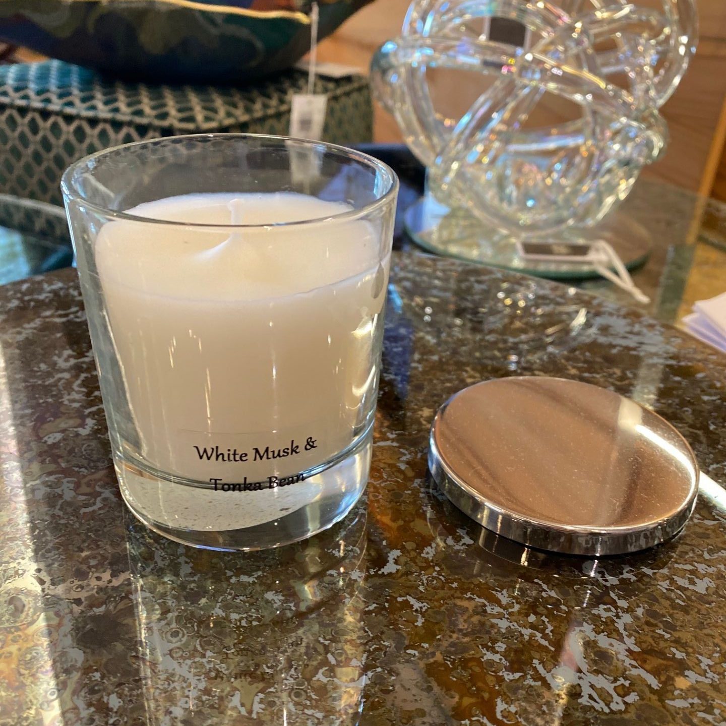 White Musk & Tonka Bean Candle Richard Grafton Interiors