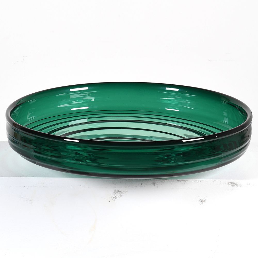 Turquoise Glass Bowl Richard Grafton Interiors